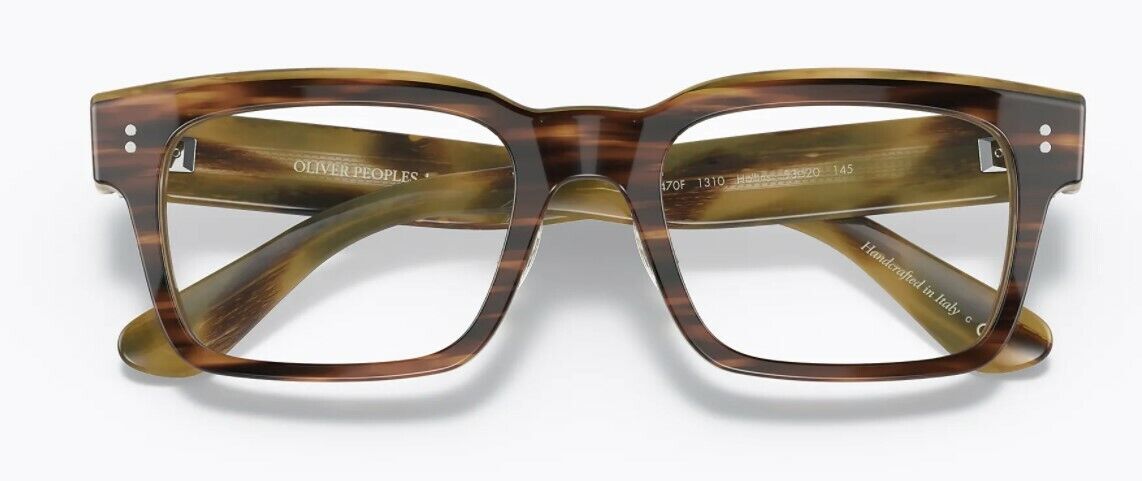 Oliver Peoples 0OV5470F Hollins 1310 Amaretto/Striped Honey Unisex  Eyeglasses