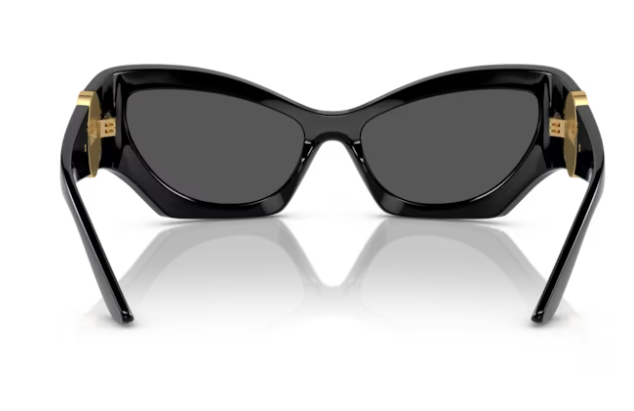 Versace VE4450 GB1/87 Black/Dark Grey Cat-Eye Women's Sunglasses
