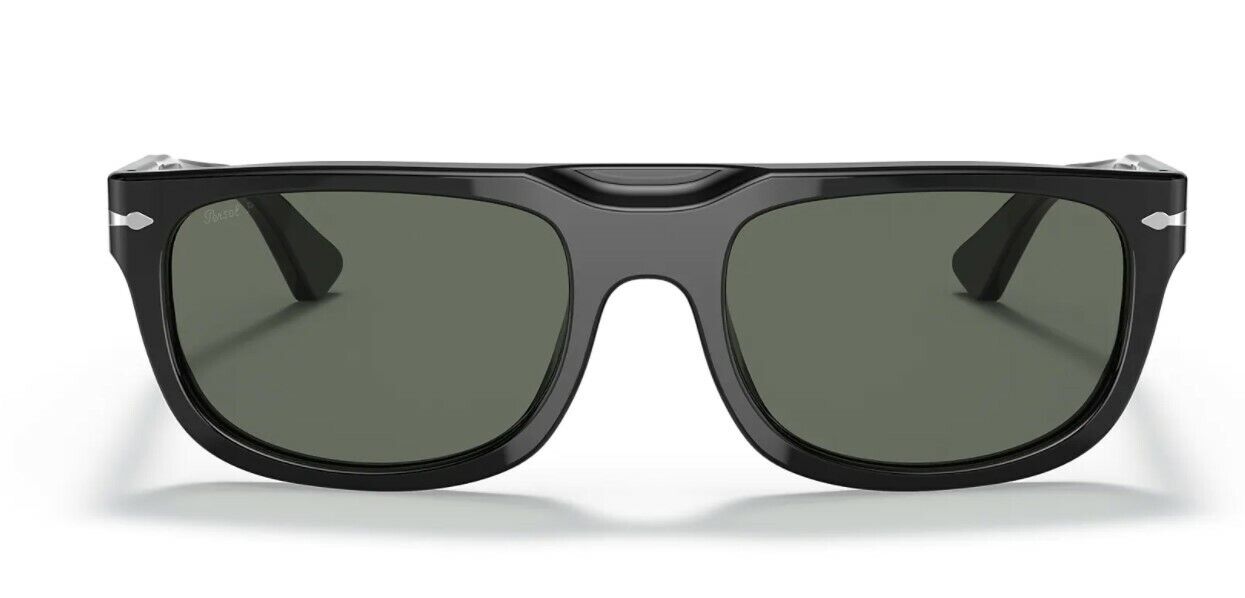 Persol 0PO 3271S 95/31 Black/Green Sunglasses