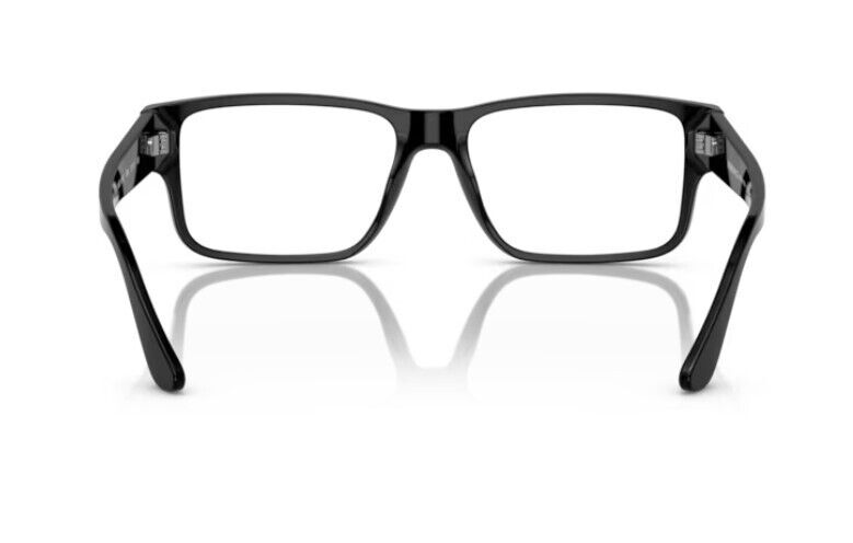 Versace 0VE3342 GB1 Black/Clear Rectangle 55mm Men's Eyeglasses
