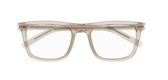 Saint Laurent SL 547 SLIM OPT 008 Beige Rectangular Men's Eyeglasses