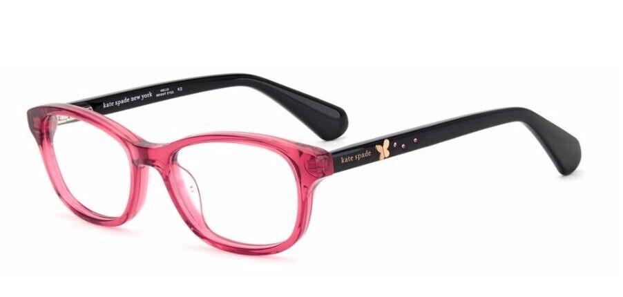 Kate Spade Emmi 0130/00/Pink/Black Rectangular Teenage Girl's Eyeglasses