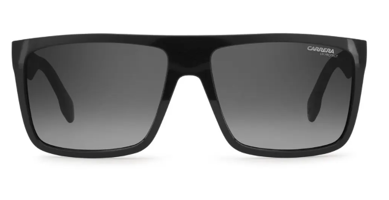 Carrera 5039/S 0807/9O Black / Dark Gray Gradient Rectangular Sunglasses