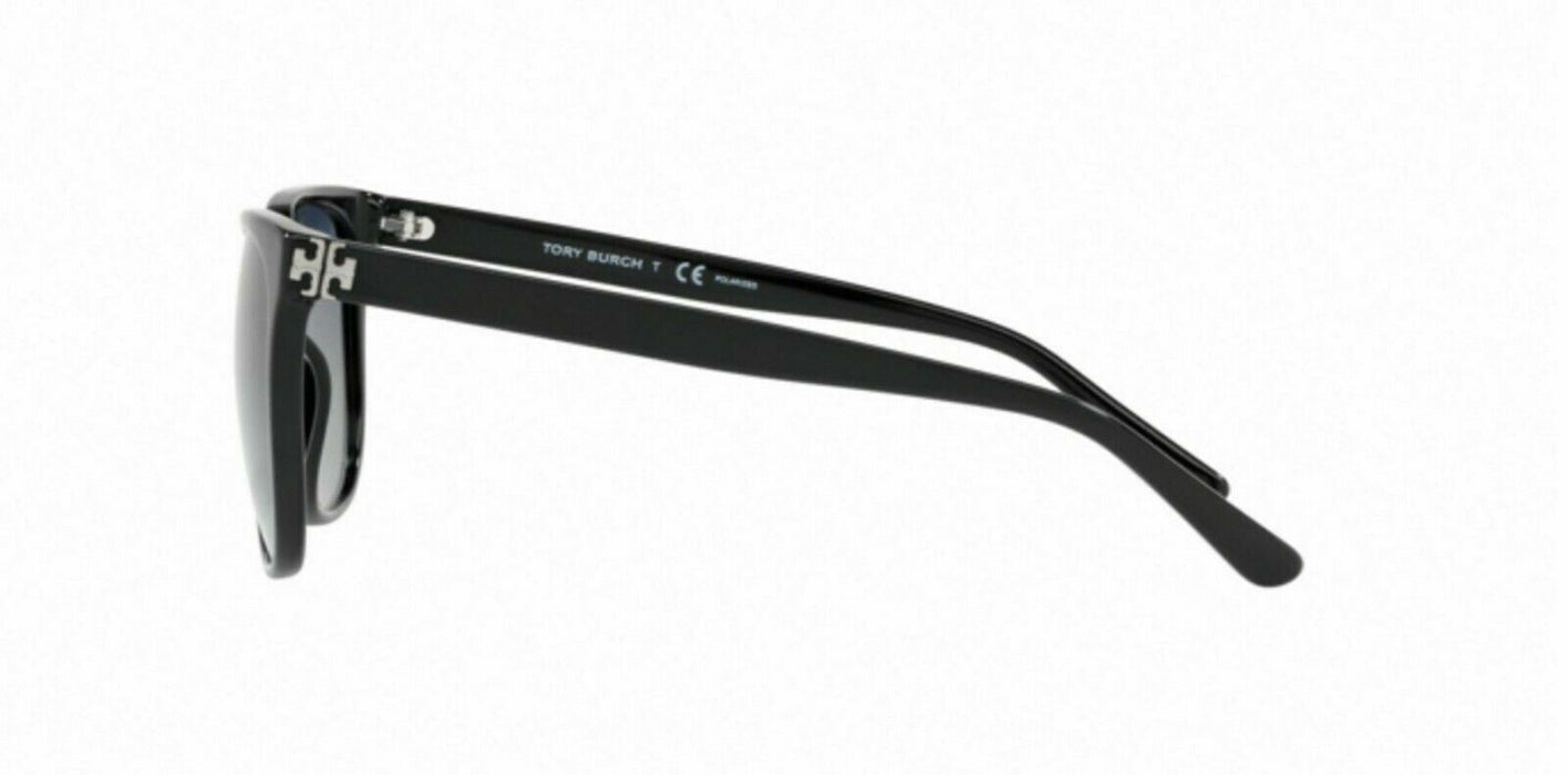 New Tory Burch TY 7106 17091H BLACK Polarized Sunglasses