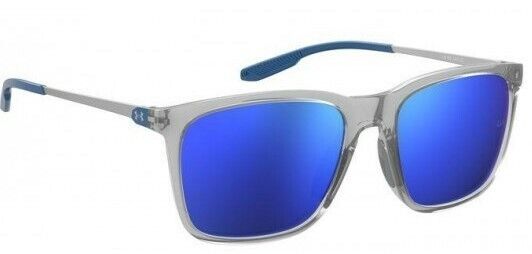 Under Armour UA-RELIANCE 063M/Z0 Crystal Grey/Blue Mirrored Unisex Sunglasses