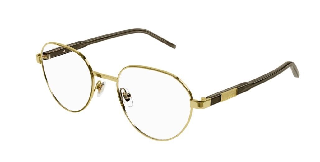 Gucci GG1162O 003 Gold Round Men's Eyeglasses