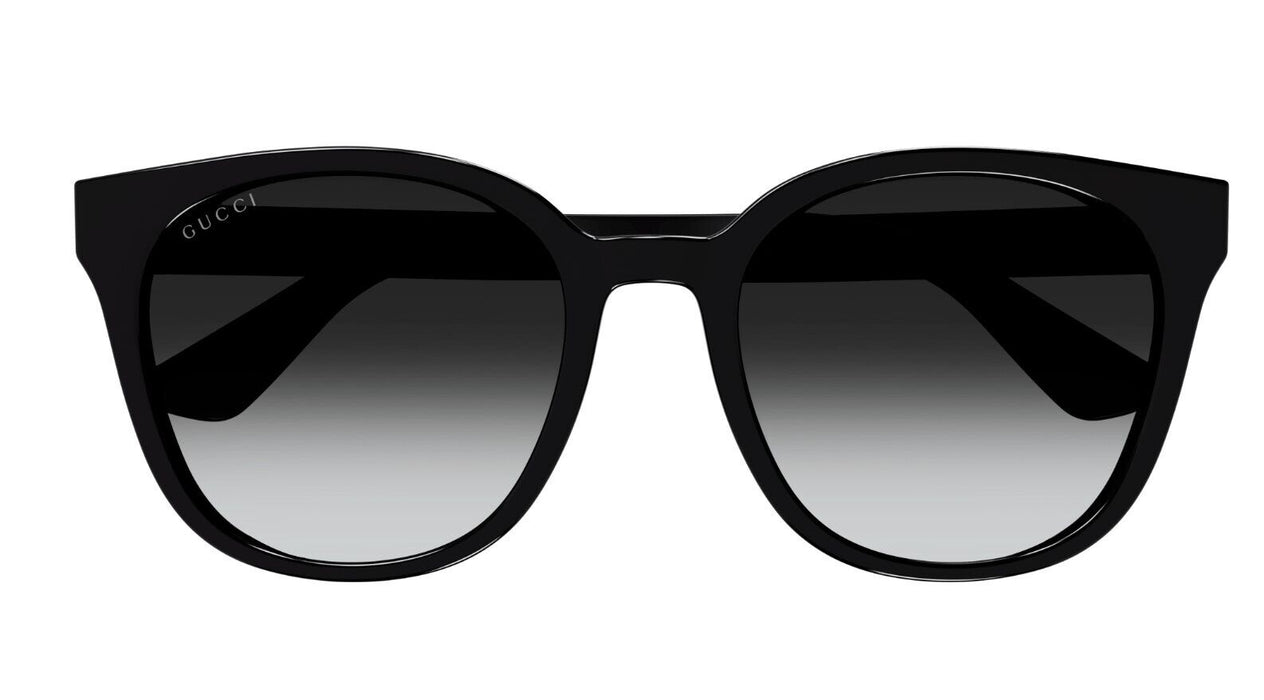 Gucci GG1122SA 001 Black/Grey Gradient Oversize Square Unisex Sunglasses