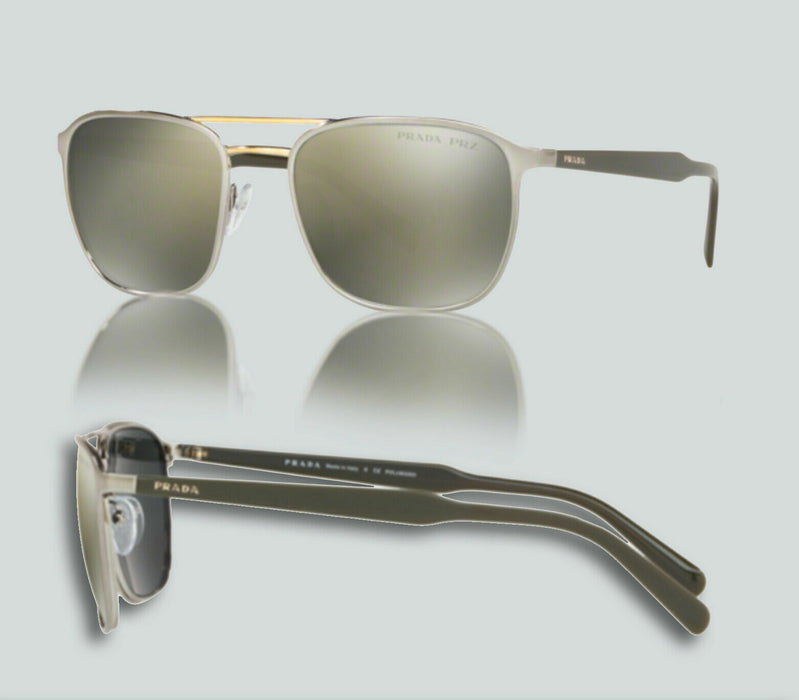 Prada Conceptual 0PR75VS  521720 MT Gunmetal Pale Gold P Sunglasses