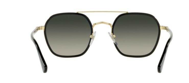 Persol 0PO2480S 109771 Black/ Gold/ Grey Gradient Irregular Unisex Sunglasses