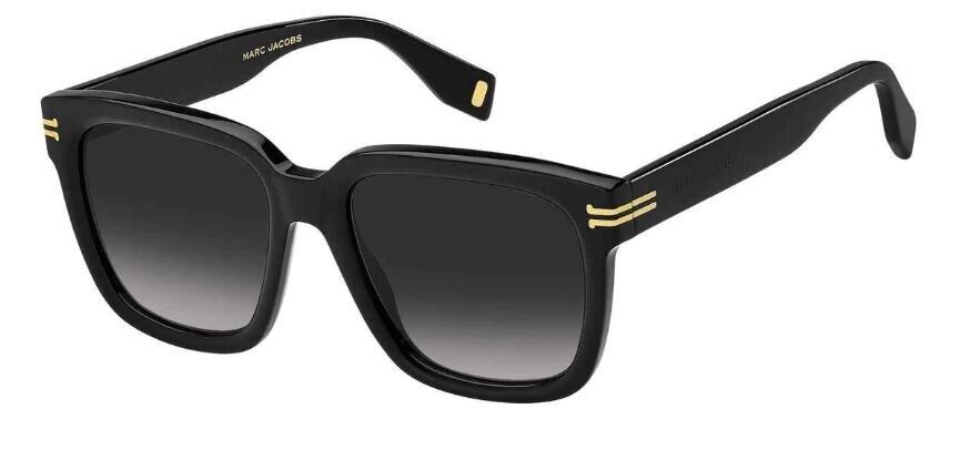 Marc Jacobs MJ/1035/S 0RHL/9O Gold-Black/Grey Gradient Square Women's Sunglasses