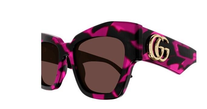 Gucci GG 1422S 004 Havana/Brown Cat Eye Women's Sunglasses