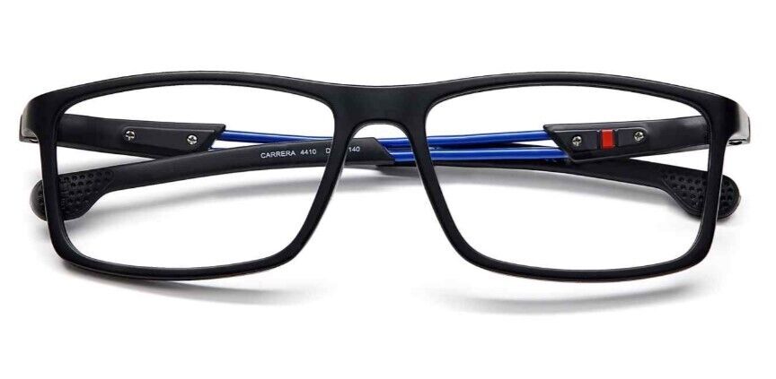 Carrera 4410 0D51 Black/Blue Rectangle Men's Eyeglasses