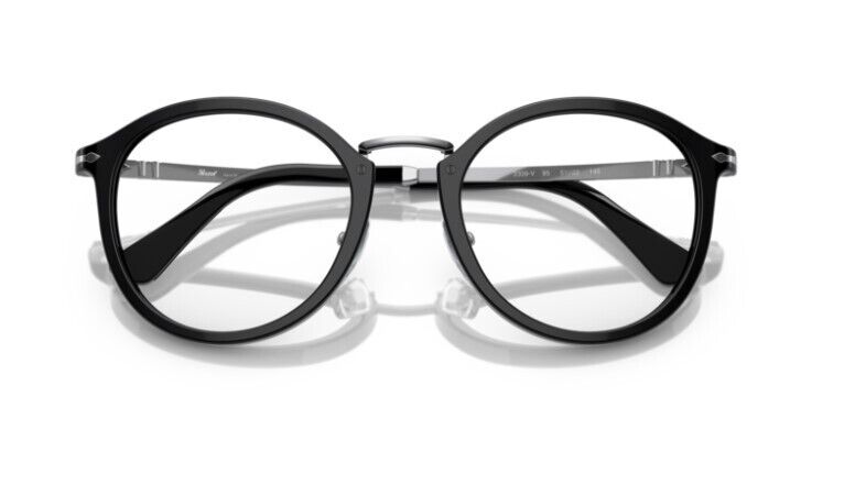 Persol 0PO3309V Vico 95 Black Round Unisex Eyeglasses