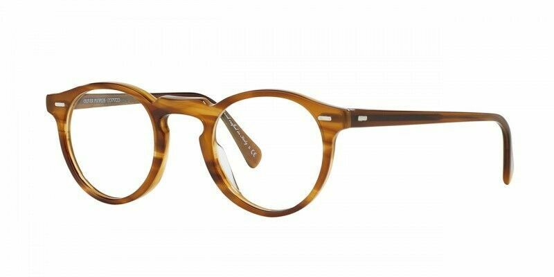 New Oliver Peoples Gregory Peck OV 5186 Striped Hazelnut 1011 Eyeglasses