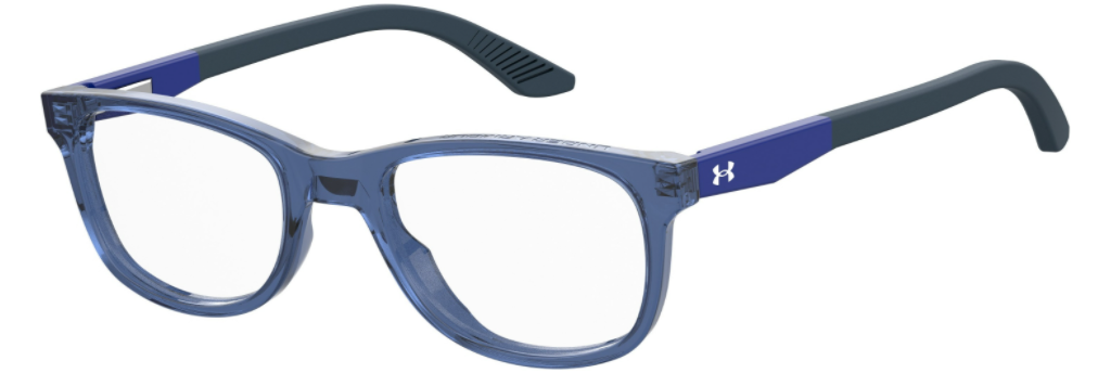 Under Armour Ua 9002 0PJP/00 Blue/Gray Rectangular Eyeglasses