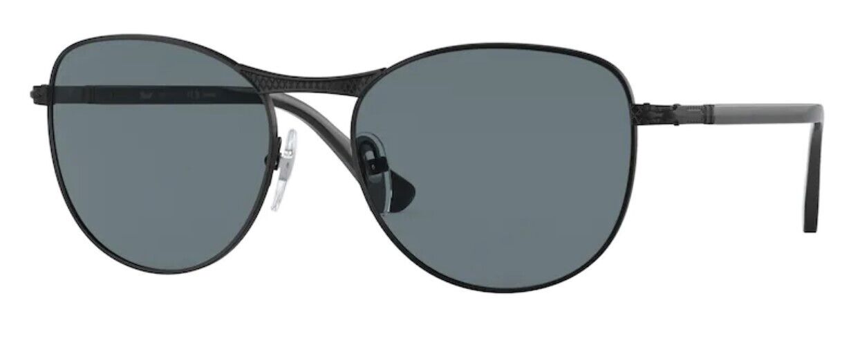 Persol 0PO1002S 11513R Demigloss Black/Dark Blue Polarized Unisex Sunglasses
