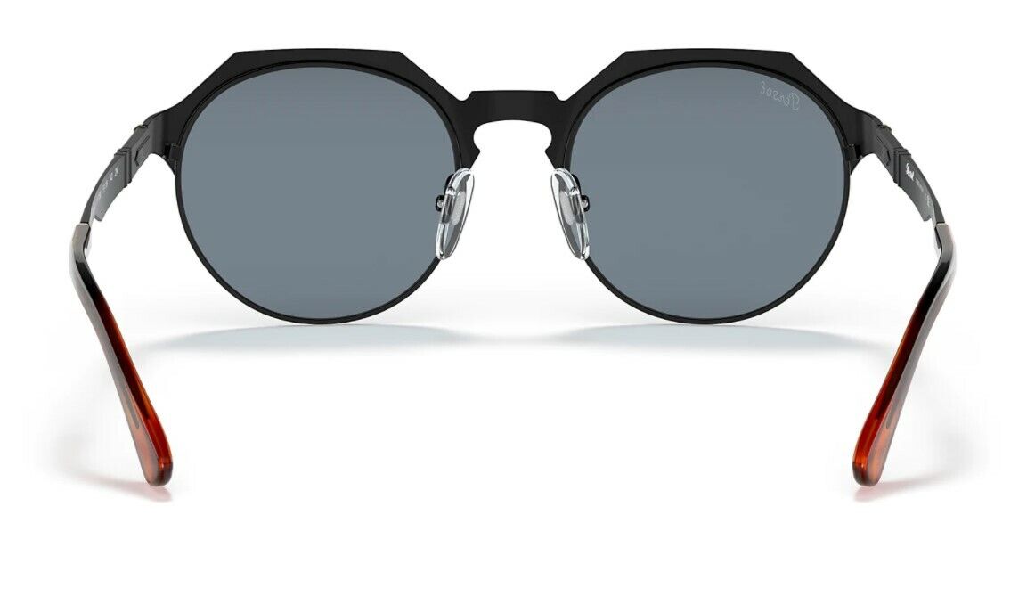 Persol 0PO 2488S 111756 Black Demishiny/Light Blue Sunglasses