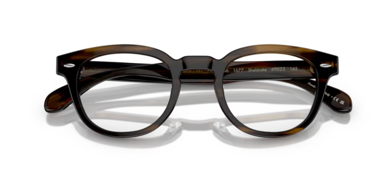 Oliver Peoples 0OV5036 Sheldrake 1677 Bark 47mm Round Men's Eyeglasses