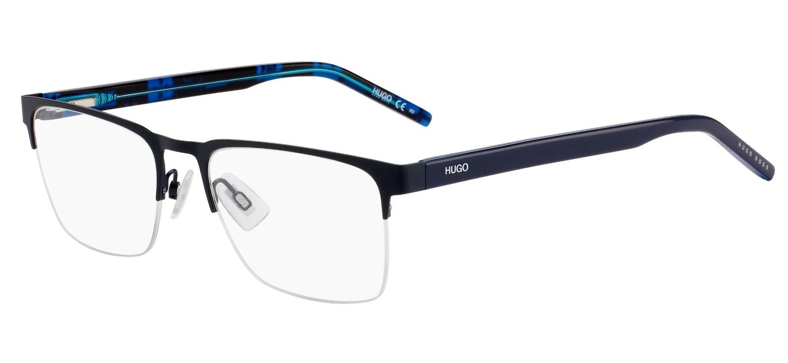 Hugo 1076 0FLL Matte Blue Eyeglasses