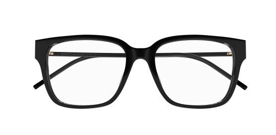 Saint Laurent SL M48O_A/F-001 Black/Transparent Square Women's Eyeglasses