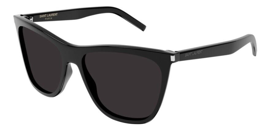 Saint Laurent SL526 001 Black/Black Full-Rim Square Women's Sunglasses