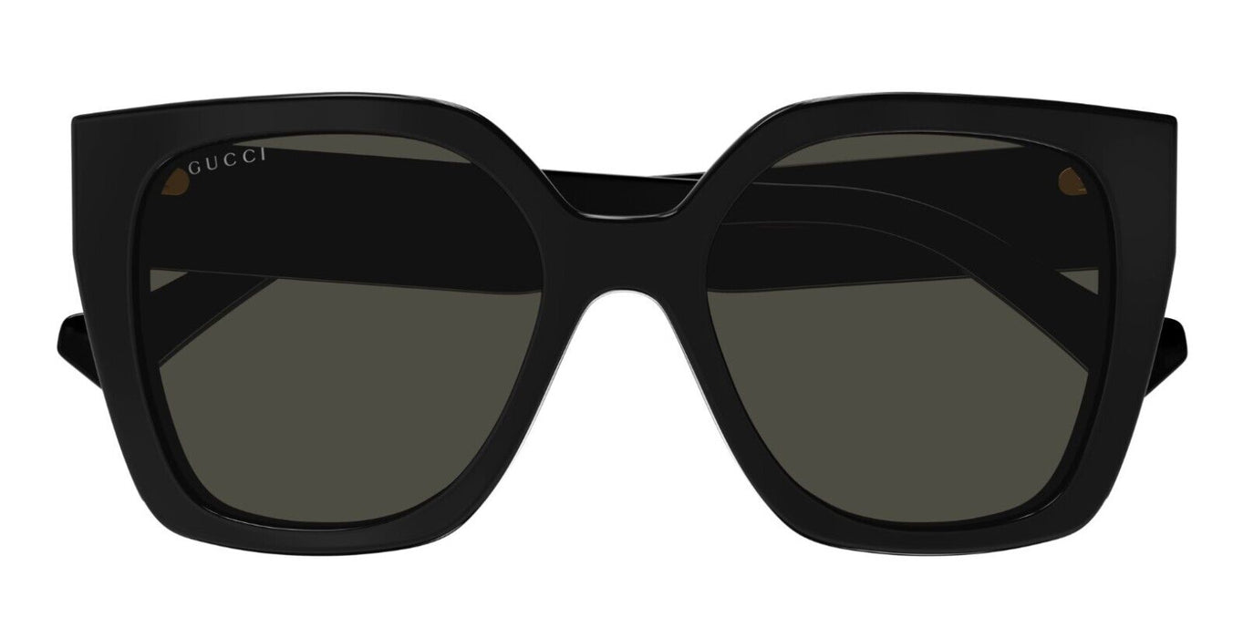 Gucci GG1300S 001 Black/Grey Oversize Square Women's Sunglasses