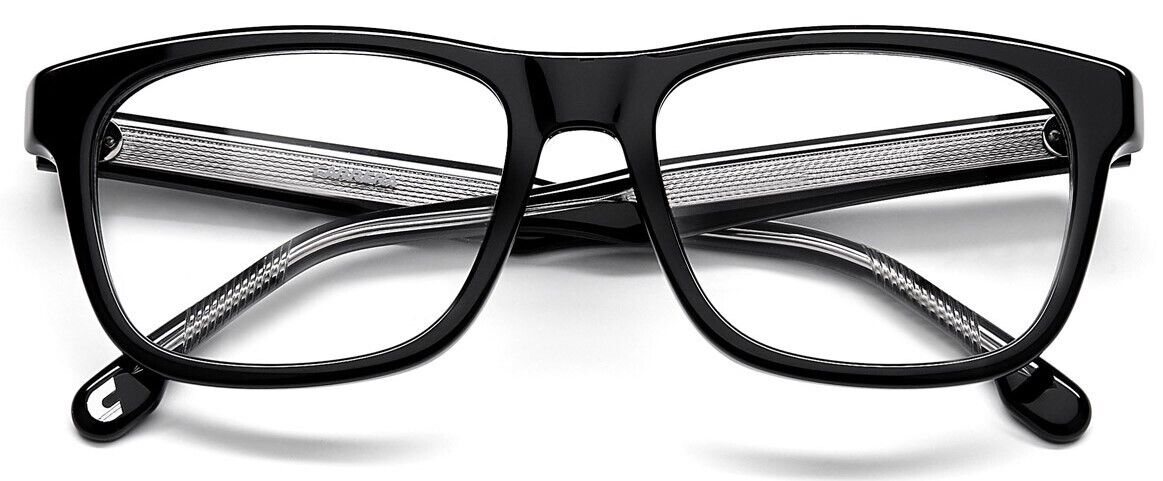 Carrera Carrera 249 0807 00 Black Rectangular Unisex Eyeglasses