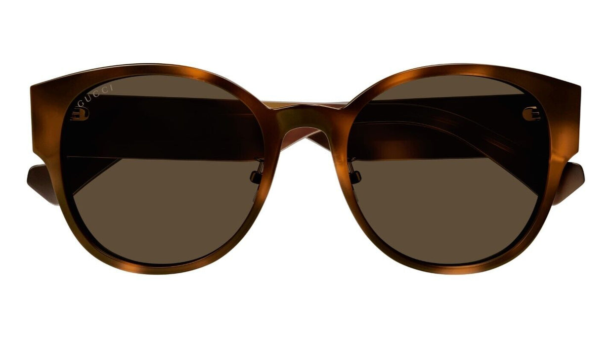 Gucci GG1304SK 003 Havana/Brown Oval Women's Sunglasses