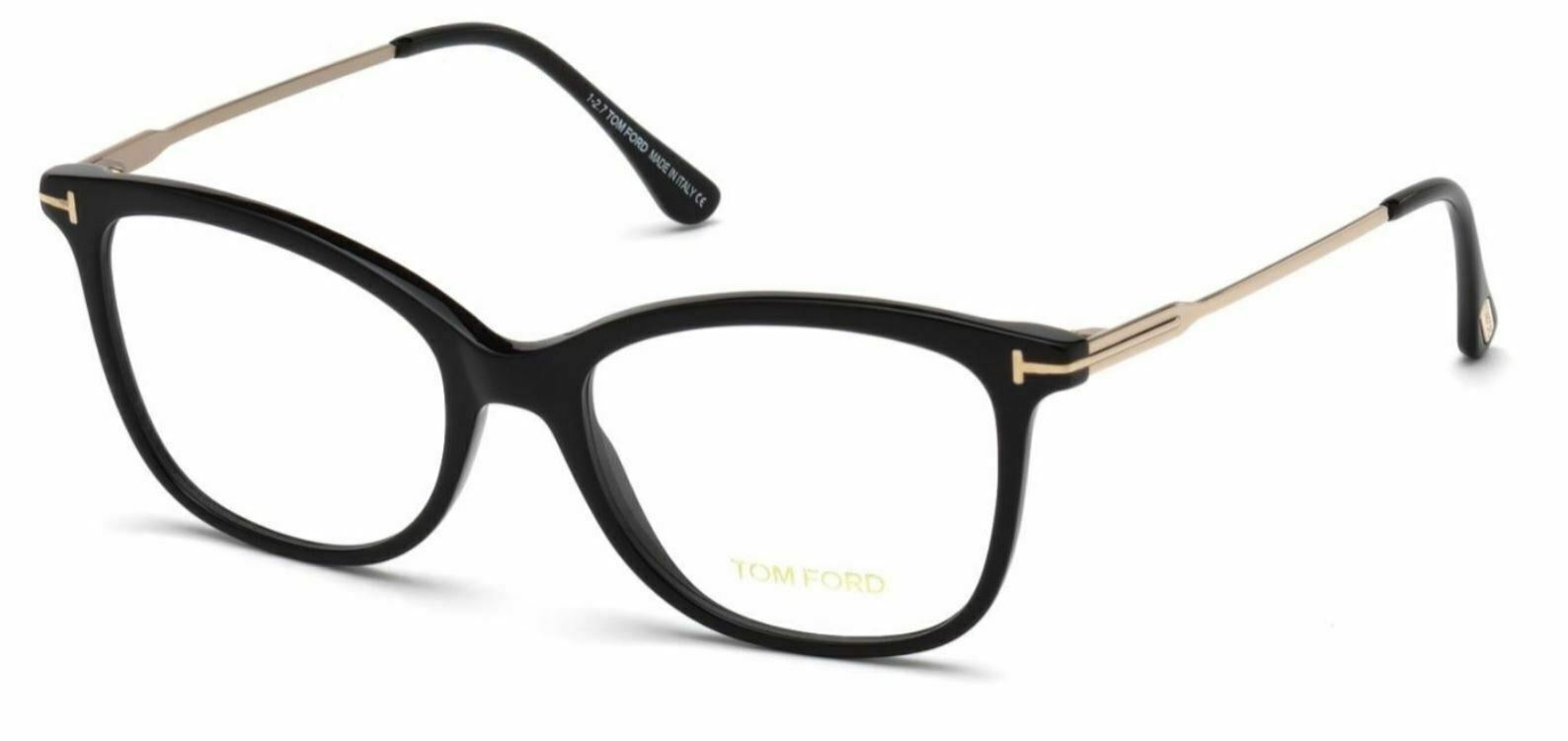 Tom Ford FT5510 001 Shiny Black Eyeglasses