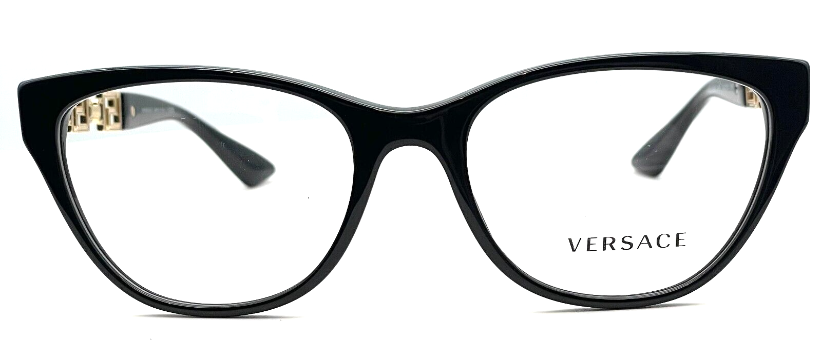 Versace VE3292 GB1 Black/Gold Cat-Eye Women's Eyeglasses