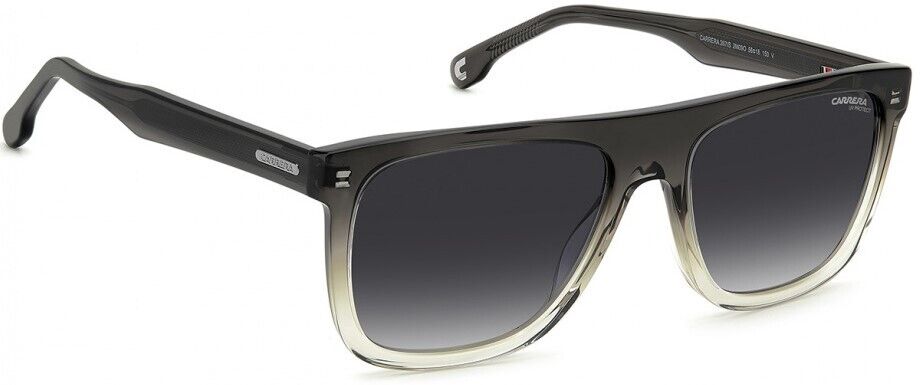 Carrera 267/S 02MO/90 Grey Gradient/Grey Shaded Rectangle Men's Sunglasses