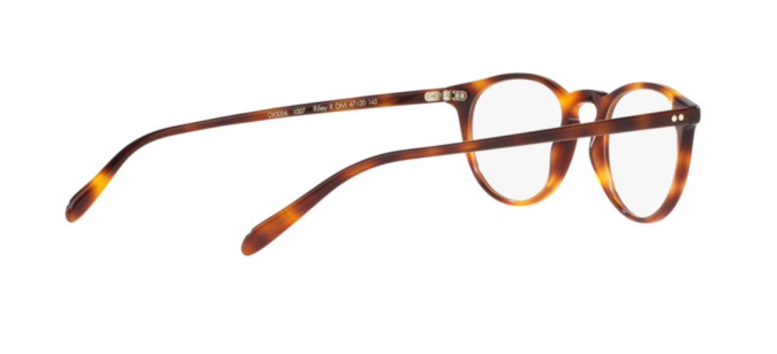 Oliver Peoples 0OV 5004 RILEY-R 1007 Dark Mahogany Havana Unisex Eyeglasses