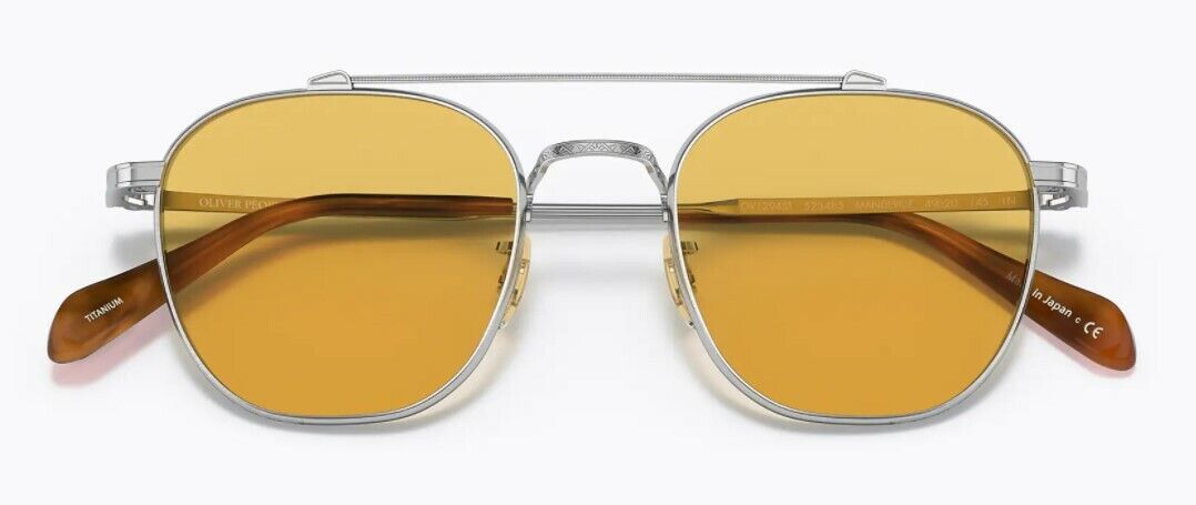 Oliver Peoples 0OV1294ST MANDEVILLE 525485 Brushed Silver Unisex Sunglasses