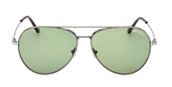 Tom Ford  FT0996 Dashel-02 08N  Shiny Gunmetal /Green  Unisex Sunglasses