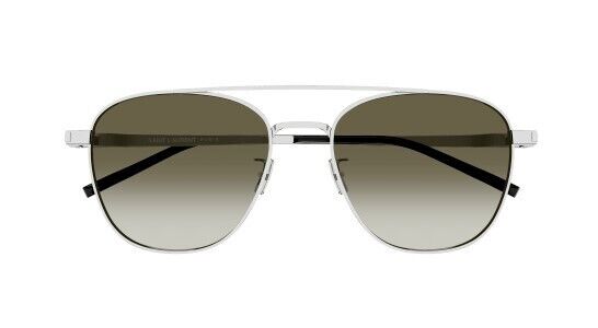 Saint Laurent SL 531 006 Silver/Gradient Green Caravan Unisex Sunglasses
