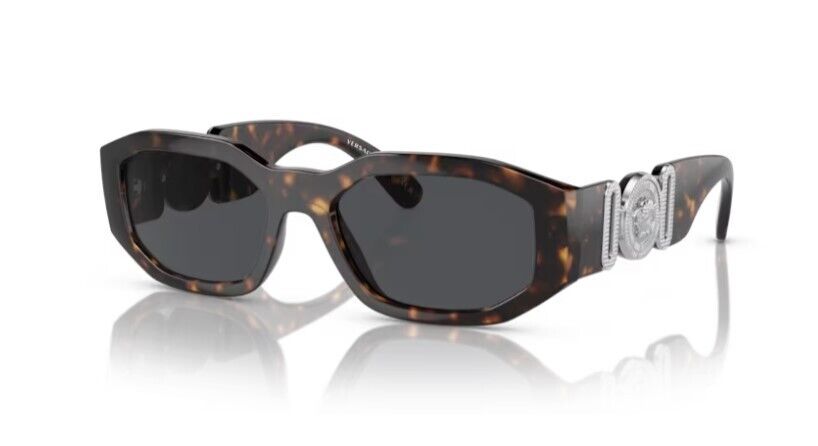 Versace 0VE4361 542387 Havana / Dark grey Square Men's Sunglasses
