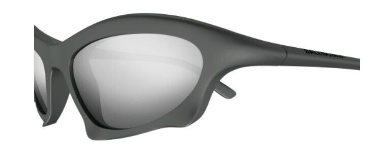 Balenciaga BB0229S-002 Gunmetal/Silver Men's Sunglasses