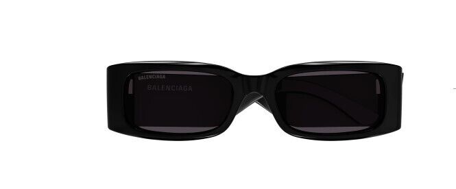 Balenciaga BB0260S 001 Black/Grey Rectangular Women's Sunglasses
