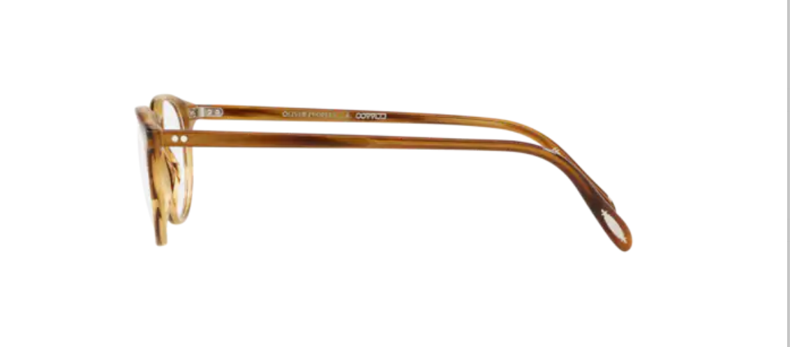 Oliver Peoples 0OV 5004 RILEY-R 1011 Raintree Brown 45mm Round Men's Eyeglasses