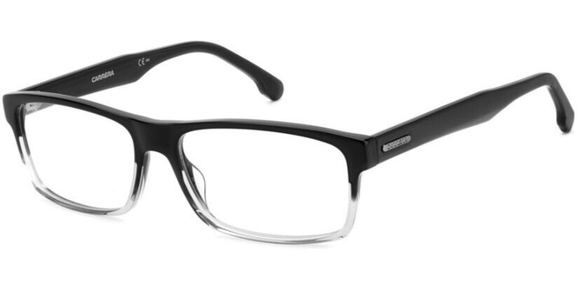 Carrera 293 008A Black Grey Rectangle Men's Eyeglasses