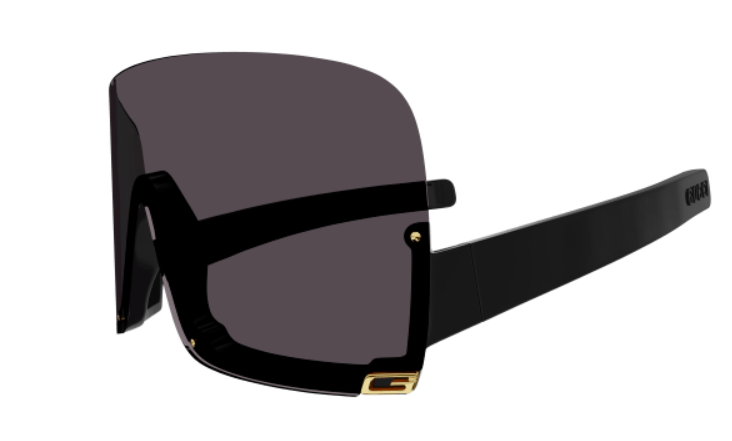 Gucci GG1631S 004 Black/Grey Oversized Square Women's Sunglasses
