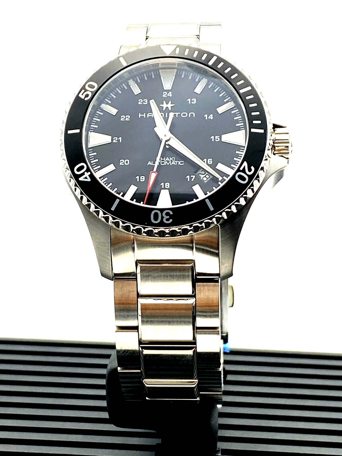 Hamilton Khaki Navy Scuba Automatic Black Dial Men's Watch H82335131