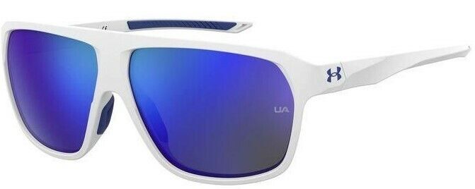 Under Armour UA-DOMINAT 0WWK/W1 White/Blue ML Rectangle Unisex Sunglasses