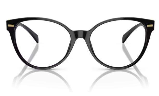 Versace 0VE3334 GB1 Black/ Clear Cat Eye 53mm Women's Eyeglasses