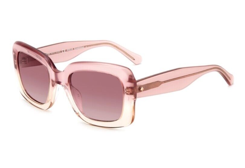 Kate Spade Bellamy/S 035J/3X Pink/Burgundy Shaded Rectangular Women's Sunglasses