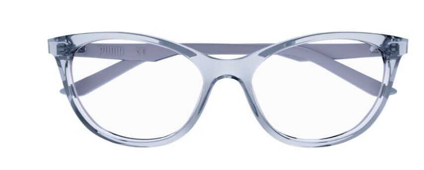 Puma PJ0062O 003 Light-Blue Cat-Eye Full-Rim Junior Eyeglasses