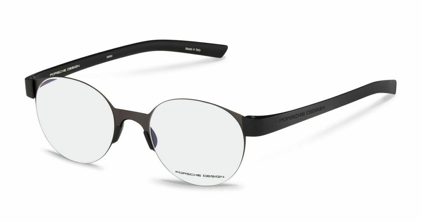 New Porsche Design  P 8812 A Black Reading Eyeglasses
