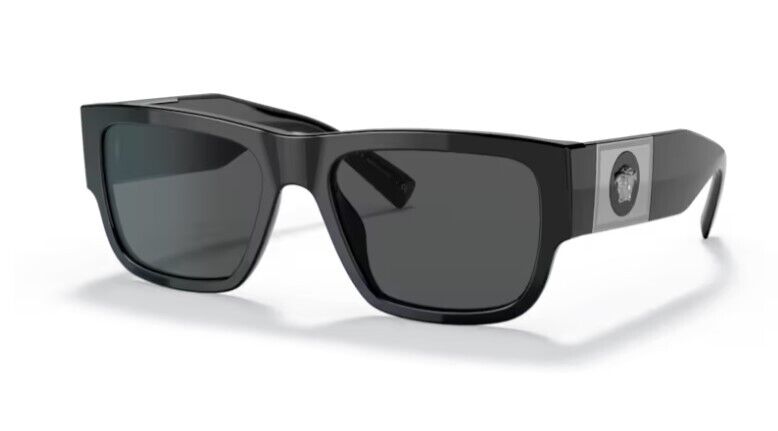 Versace 0VE4406 511487 Black/ Dark Grey Rectangle Men's Sunglasses