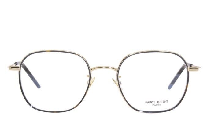 Saint Laurent SL 397/F 003 Gold Square Unisex Eyeglasses