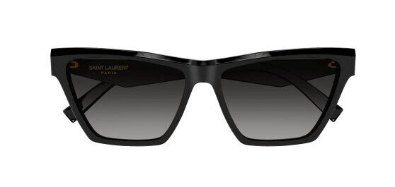 Saint Laurent SL M103 001 Black/Gradient Grey Cat-Eye Women's Sunglasses